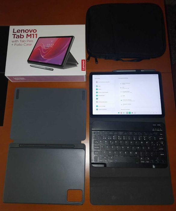 Lenovo Tab M11 128GB + Caneta + Teclado + Capa – TUDO INCLUÍDO Aceito Troca por PC de Secretaria