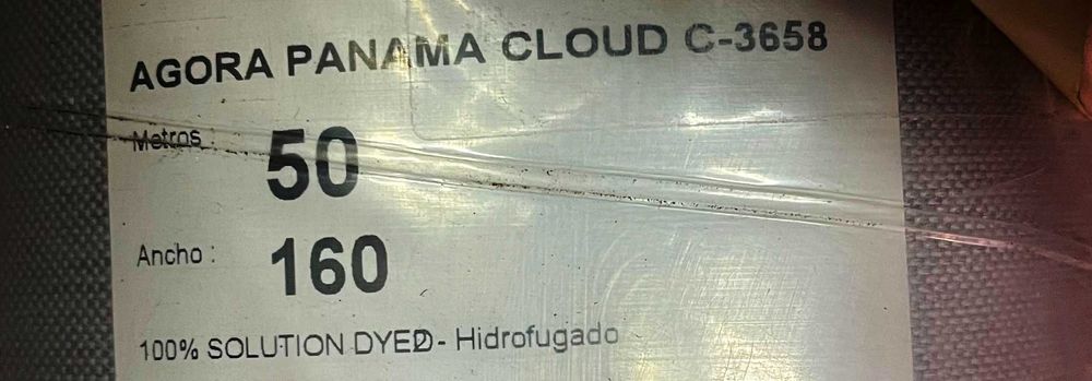 Tecido AGORA PANAMA Cloud-3658 decoração interior e exterior