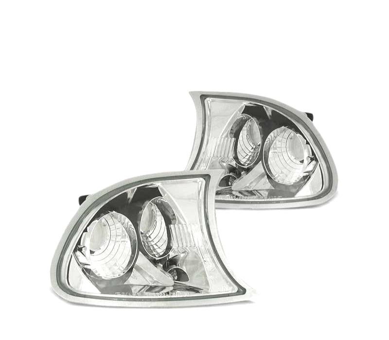 PISCAS FRONTAIS BMW E46 COUPÊ 99-01 CHROME CROMADO