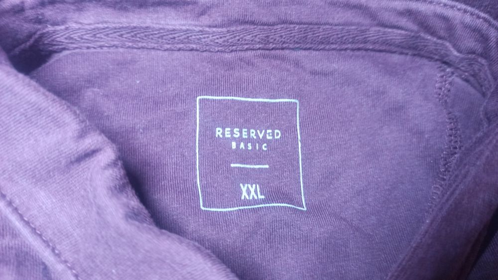 RESERVED XL POLO fioletowy kolor exclusive edition