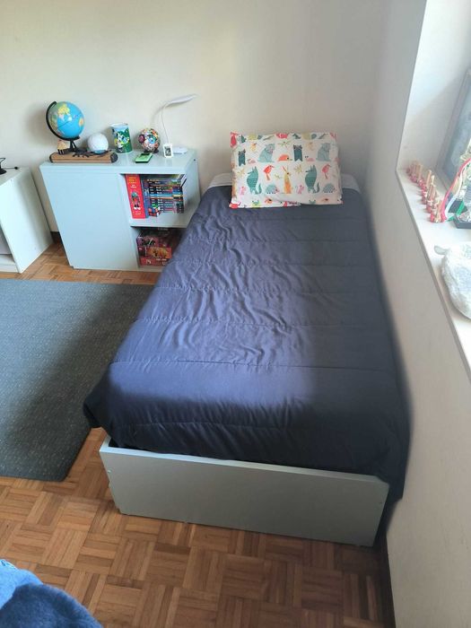 Berço transformável em cama