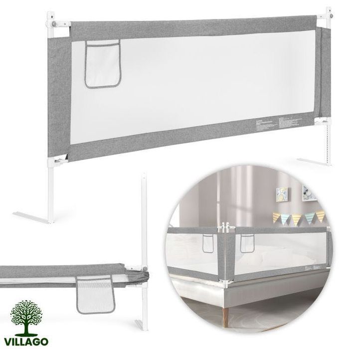 Barierka ochronna TOKIDS łóżko 200 cm zabezpieczenie dla dzieci