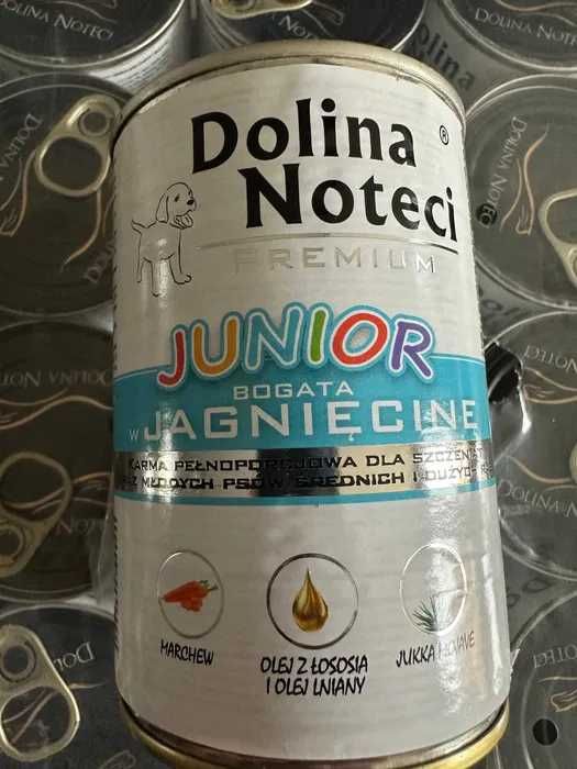 Dolina Noteci Premium Junior mokra karma dla psa jagnięcina 12x400G