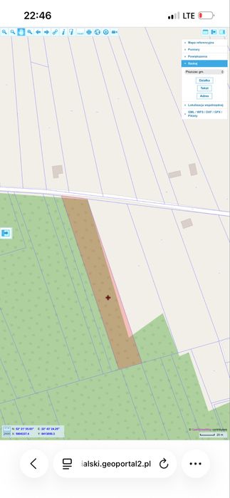 Działka leśna Piszczac