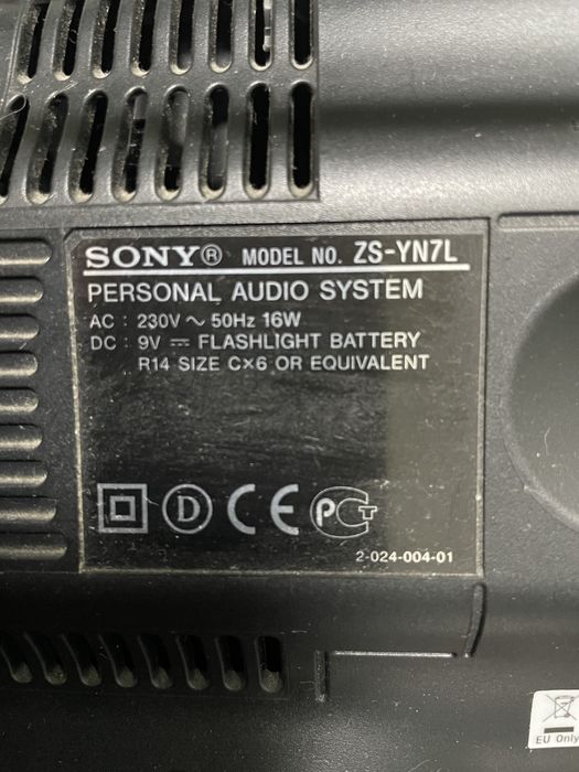 Магнитола Sony ZS-YN7L