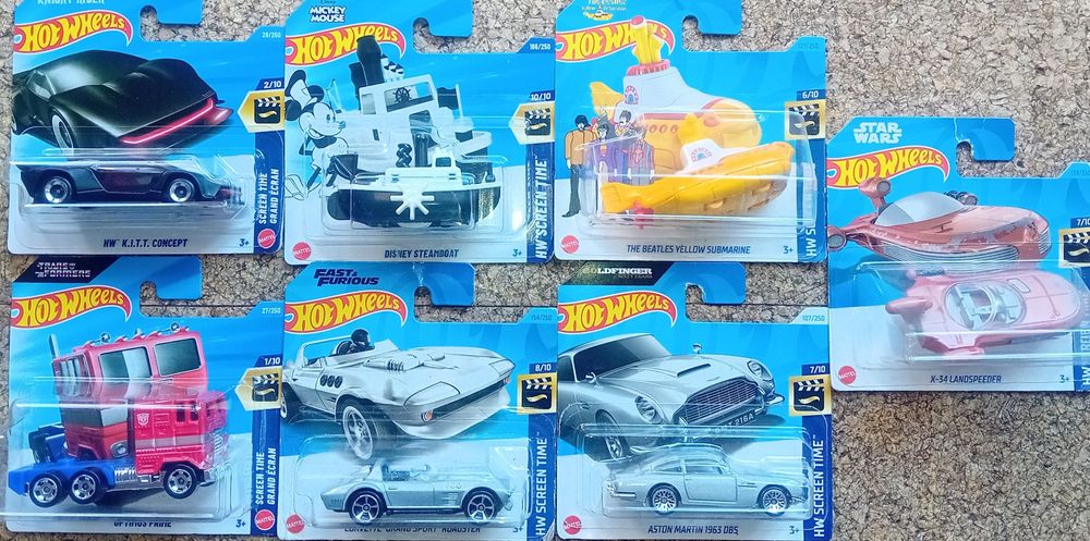 Lote HotWheels Moovie Series