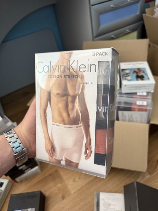 ОРИГІНАЛ! Трусы Calvin Klein 3шт в наборе!! S M L XL 2XL