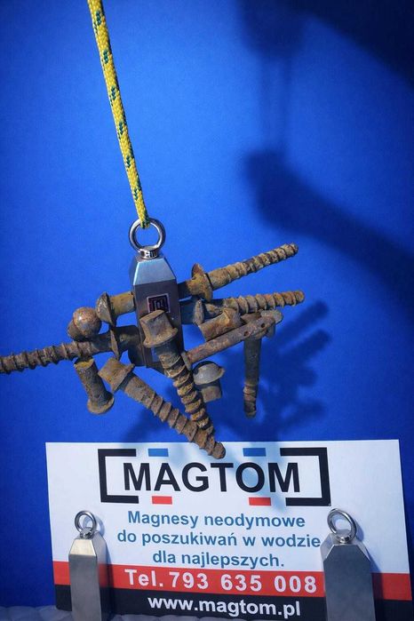 Belka magnetyczna neodymowa do poszukiwań w wodzie BM 125x70x50 N50