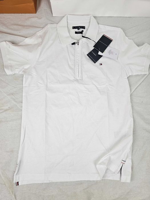 Koszulka meski Ultra Premium Tommy Hilfiger sklepowa z suwakiem OUTLET