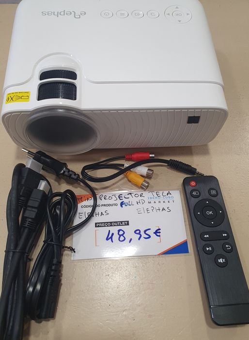 Mini projetor ,tela full HD -ELEPHAS