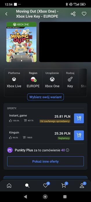 Gra Moving Out Xbox klucz