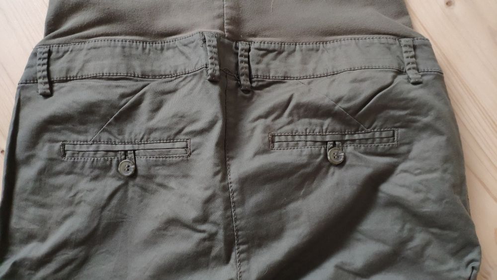 Spodnie ciążowe w kolorze khaki