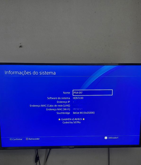 Ps4 slim 1tb  firmware  9.00 golden