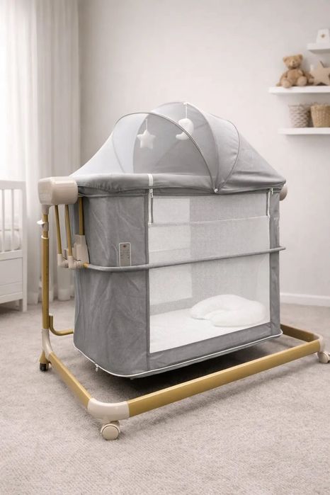 Кроватка дитяча+електрокачалка(три варіанти), нове покоління