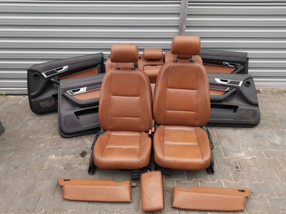 Fotele Kanapa Boczki Skóra AUDI A6 C6 Kombi