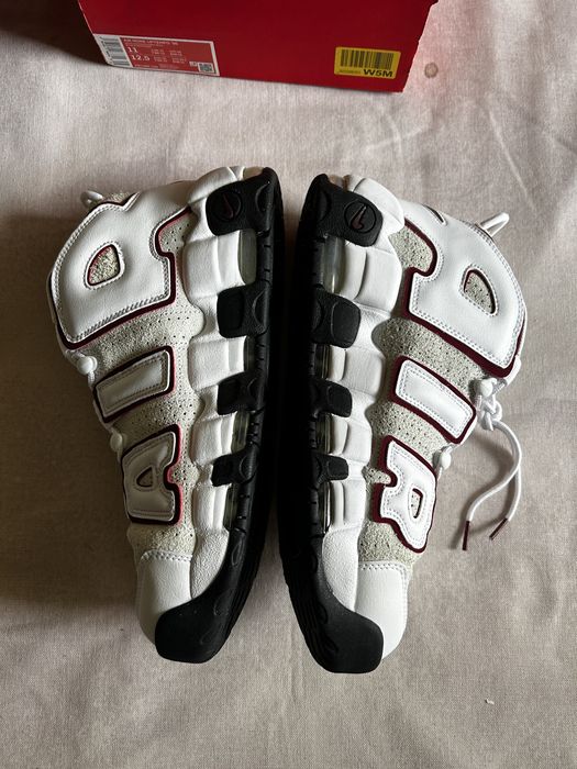 NOWE Buty Nike Air More Uptempo '96 White Team Red | Rozmiar 45 (11 US)