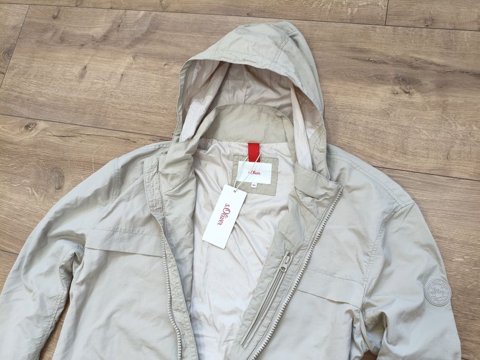 Kurtka s.Olvier Anorak męska lekka wiatrówka jasna 2XL