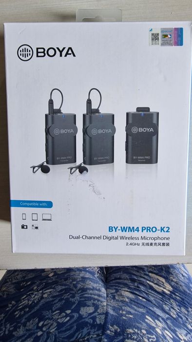 Kit Microfone BOYA BY-WM4 PRO-K263825211921027120