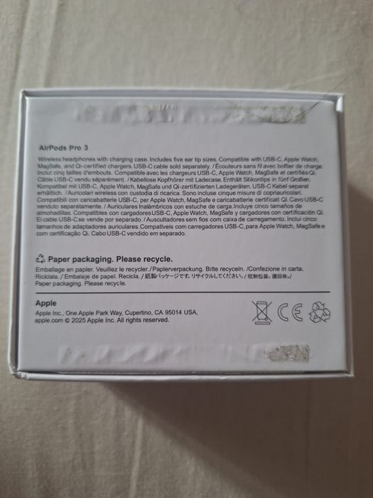 Słuchawki airpods pro 3 NOWE