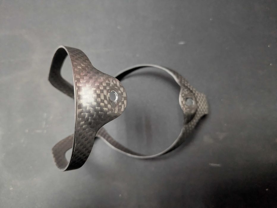 Porta bidon Bicicleta NOVOS em fibra de carbono, 10g ± 3g