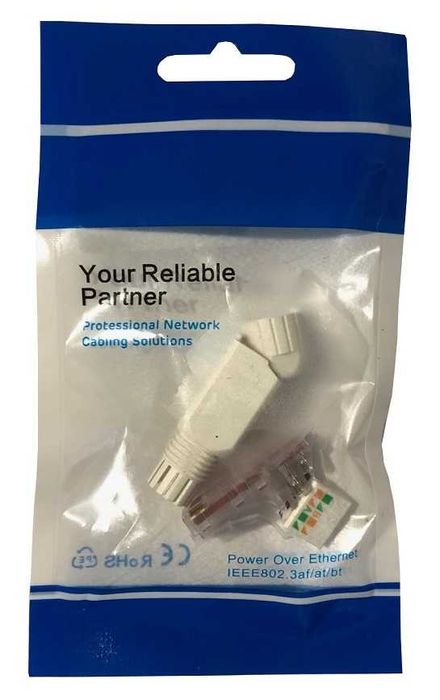 Wtyczka RJ45 Kabel UTP Kat. 6 RJ9 Beznarzędziowy Wtyk * Wejherowo