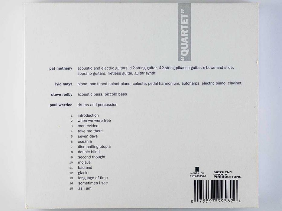 Pat Metheny Group - Quartet CD
