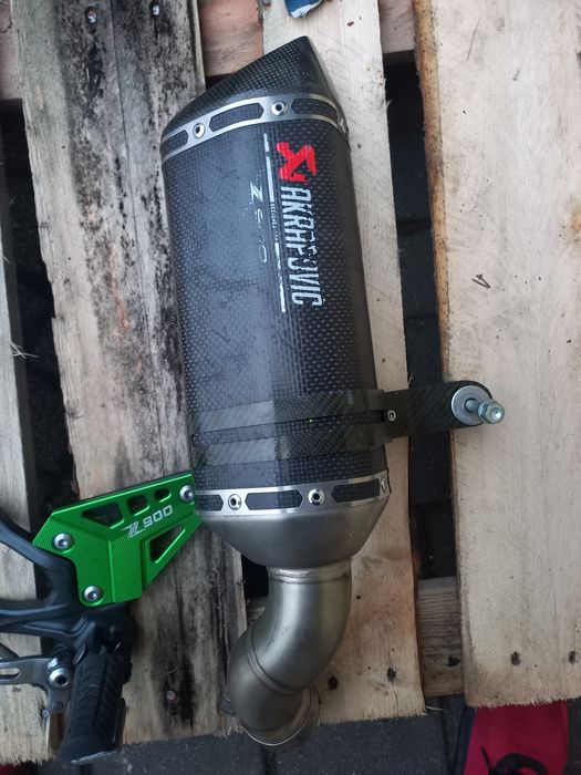 Kawasaki z900  wydech sportowy akrapović pompa silnik rama z dokumenta
