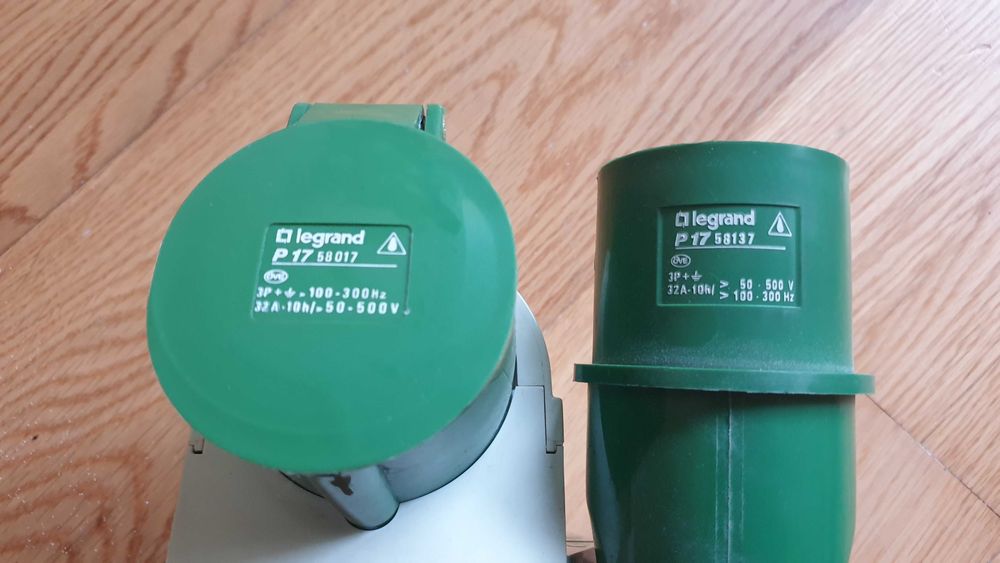 Tomada + Ficha  industrial 32A 3P+T 500V Legrand
