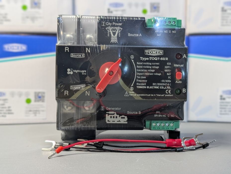 Tomzn TOQ7-63/2  АВР Автомат вводу резерву