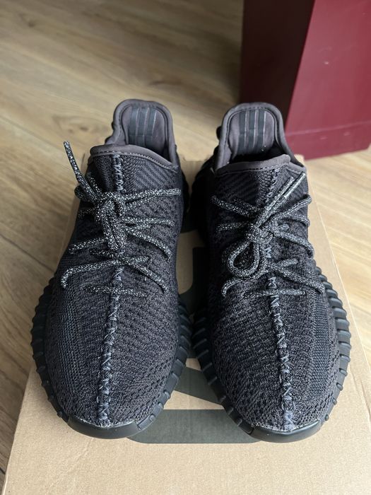 Adidas Yeezy Boost 350 V2 Black Static Non Reflective buty 39 1/3