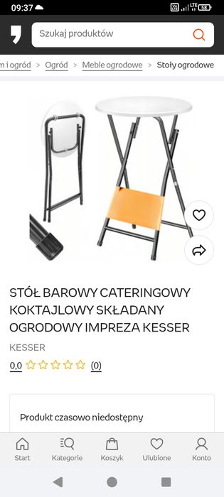 Stół okrągły idealny na działkę