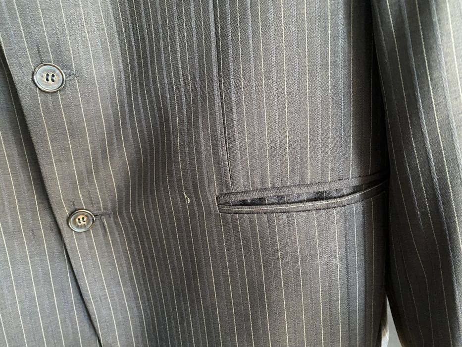 Garnitur męski z kamizelka