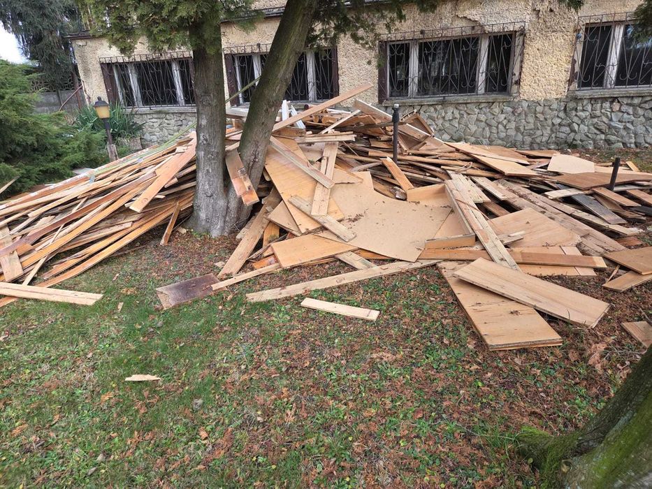 Drewno, płyty po boazerii