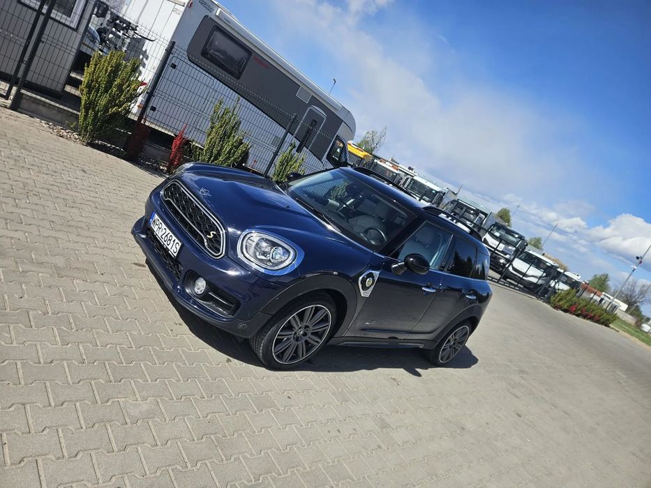 MINI Countryman Hybryd 224KM 86 tys. km ASO BMW FV 23% Biała skóra
