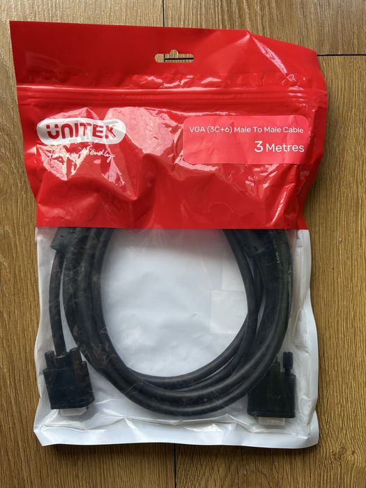 Kabel unitek vga-vga 3m
