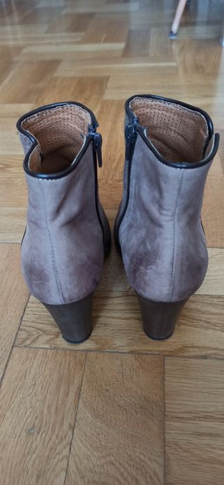 Botki skórzane wiosenne rozmiar 39