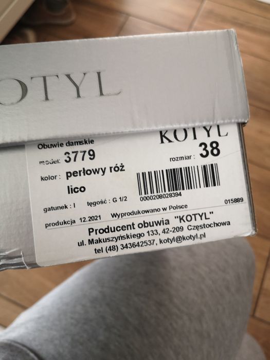 Czułenka kotyl 38