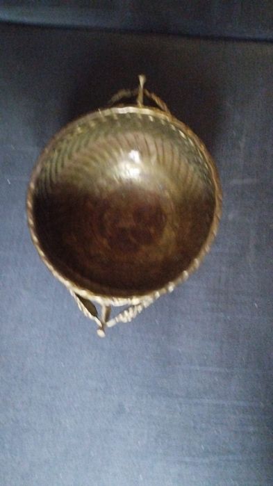 Mosiężna patera na owoce