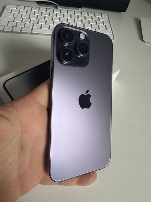 Bateria 100% iPhone 14 Pro Max 256gb Deep Purple Idealny