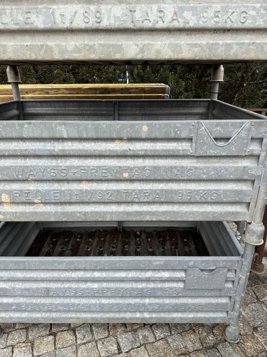 Kosze transportowe stalowe ocynkowane 1.60 x 1.00