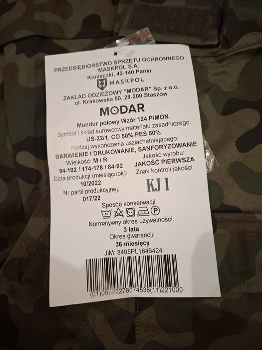 Mundur polowy całoroczny rozm. M/R