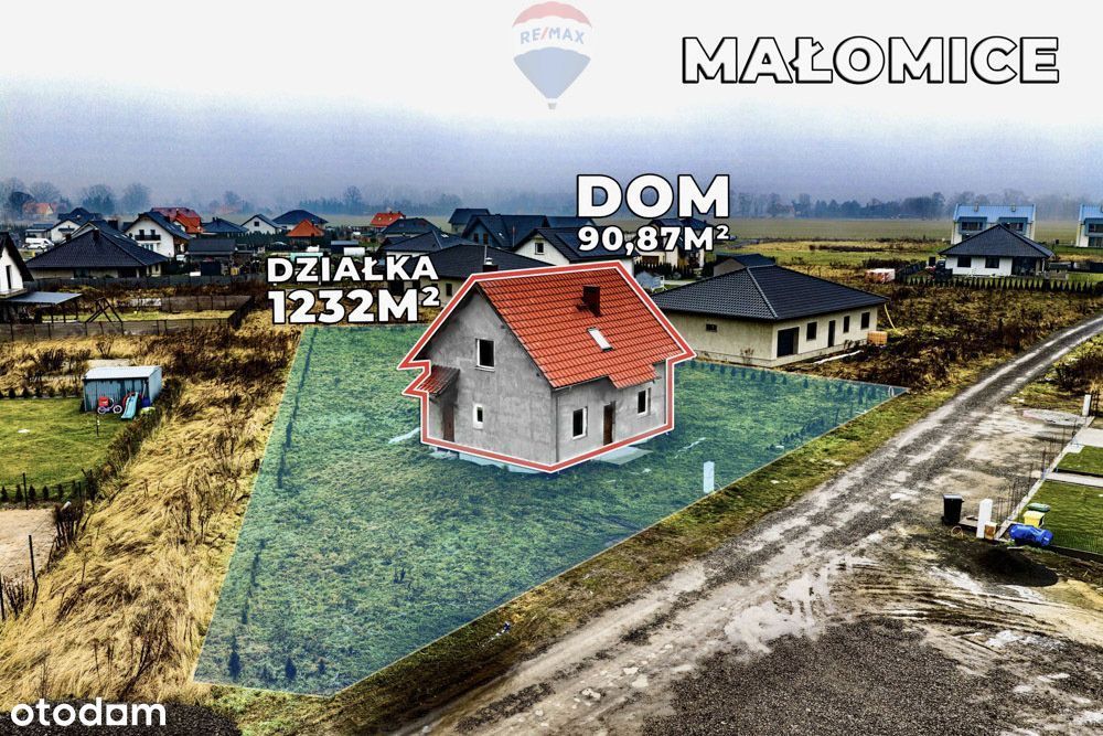 Dom wolnostojący w stanie deweloperskim