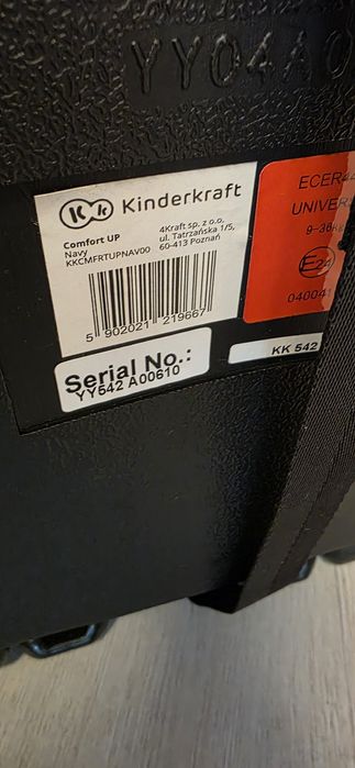 Дитяче автокрісло KinderKraft 9-36кг