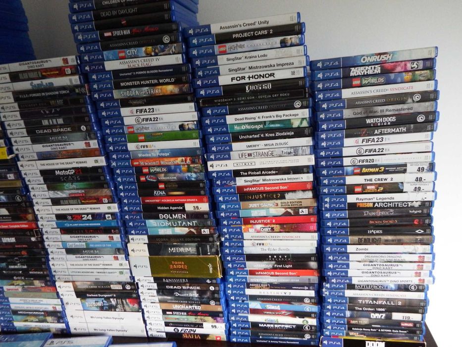 KUTNO szuka GIER PS4 / PS5 ??? ZOBACZ KONIECZNIE  mega wybór gier