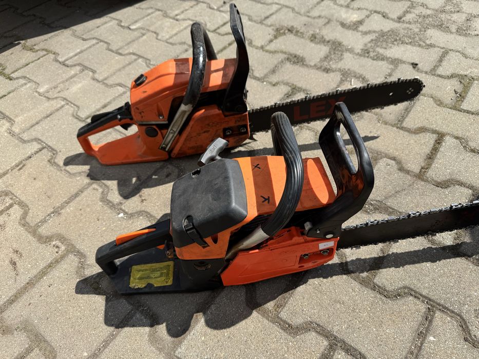 2 x Piła Spalinowa Łańcuchowa 6KM 45CM Lex - używana