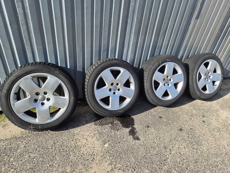 Felgi aluminiowe koła opony zimowe Audi A8 D3 18" 5X112 kpl