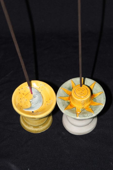 Peças Cerâmica - Animais, Porta Velas, Porta Incensos, etc.