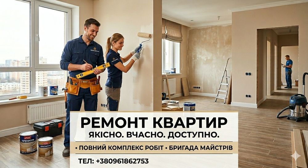 Ремонт квартир домов под ключ