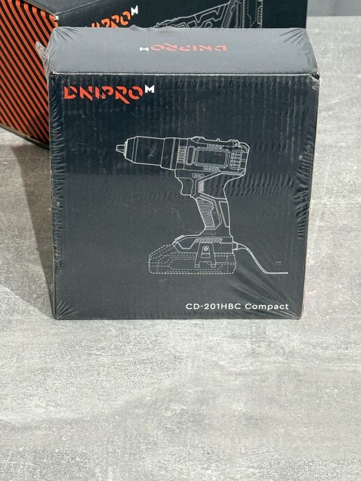 Акумуляторний шуруповерт з ударом CD-201HBC compact Dnipro