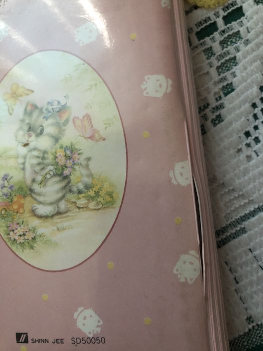 Stary notesik kolorowy